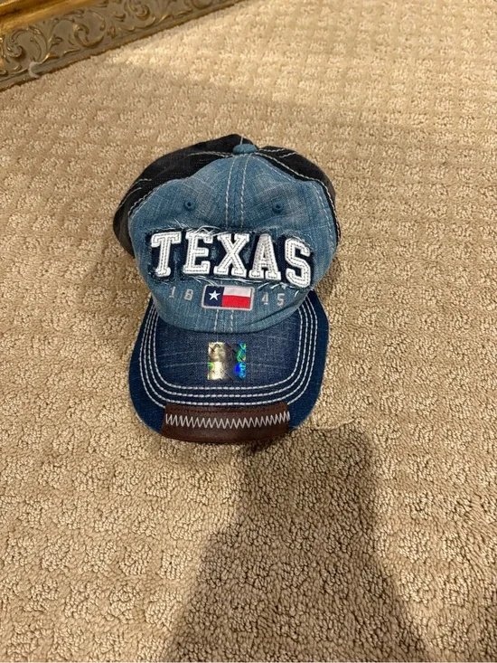 Texas Denim Baseball Cap - Blue
