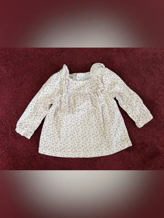 Carter's Cream Floral Baby Top