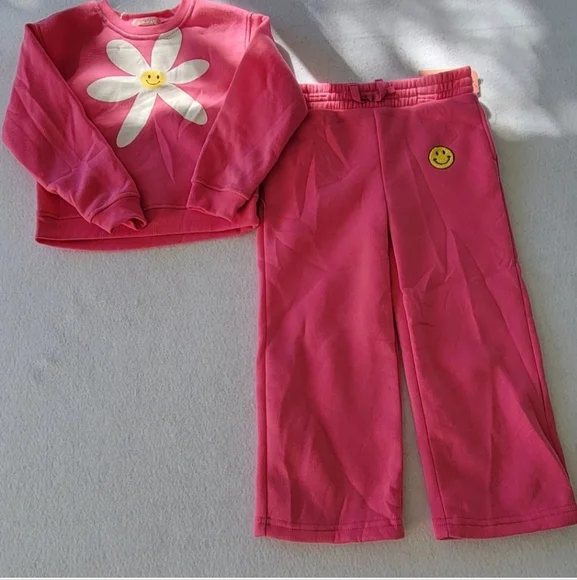 Lucky You 2 Pieces/Set Girls' Long-Sleeved T-Shirt And‎ Pants Size 5 (2)