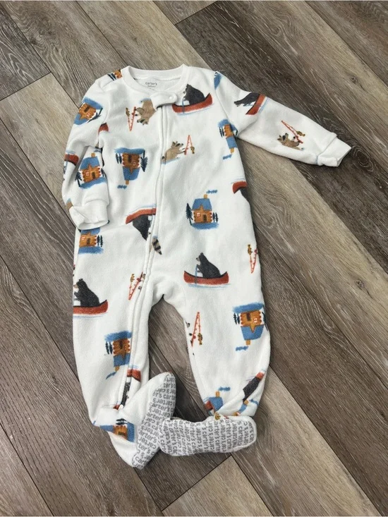 Carter’s fleece footie sleeper
