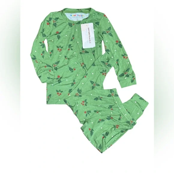 NWT Dot Dot Smile size 2T Unisex holiday pajama set