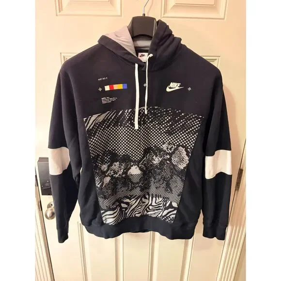 DQ3516-010 Nike hoodie Black Just Do It XXL