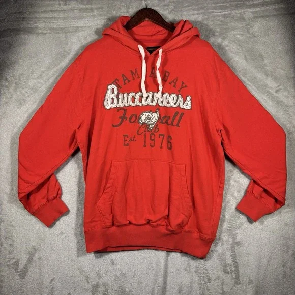 Tampa Bay Buccaneers‎ Hoodie Sweatshirt Large Bucs NFL Classic