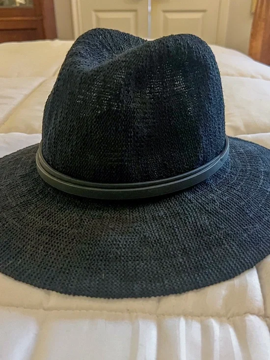 Phase 3 Classic Black Knit Fedora with Band