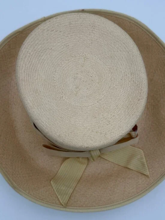Vintage Betmar Women's Tan Decorative Hat