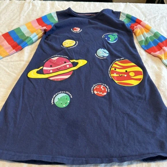 Solar System Girls Pajama,‎ US Size 7/8