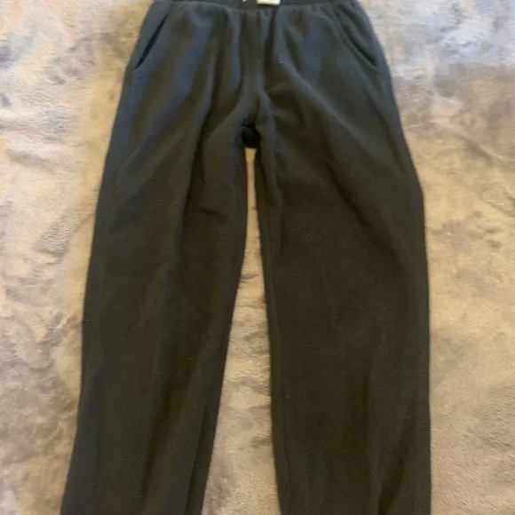Carter's Black Sweatpants Relaxed Fit Joggers size 6 Fleece