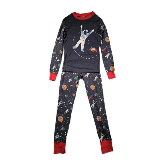 Boden Kids Pajamas Astronaut Space Print Size‎ 13Y 158cm Cotton Sleepwear Set
