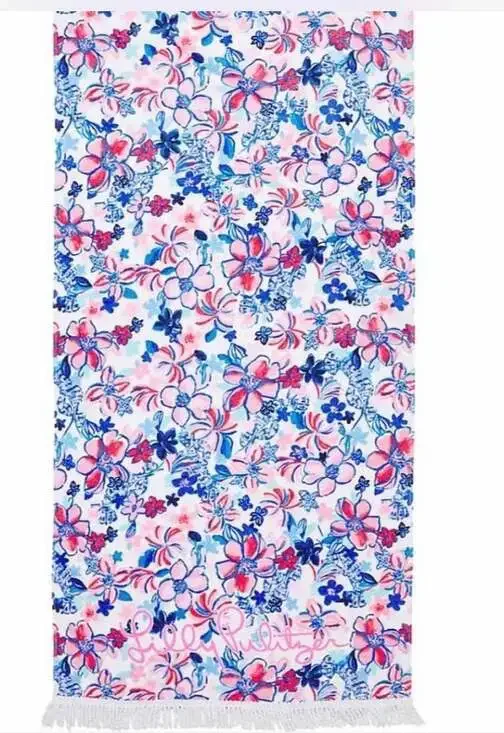 Lilly Pulitzer Party Like A Lobstar Beach Towel