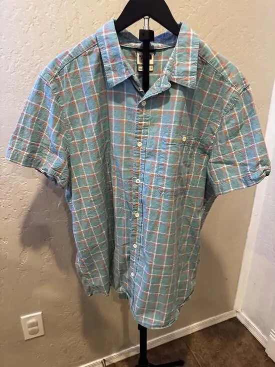 The North Face Men's Loghill Short-Sleeve Plaid Button-Up Shirt
