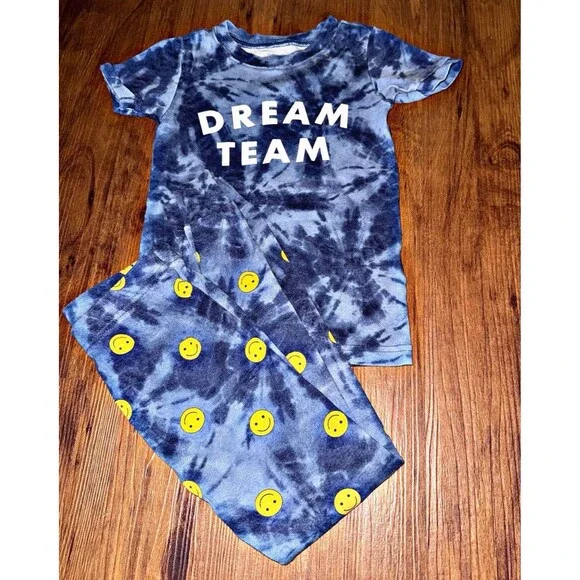 Old Navy Boys 5T Dream Team Tie Dye Pajama Set