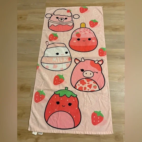 Kids' Squishmallow Character Beach Towel 28 X55”