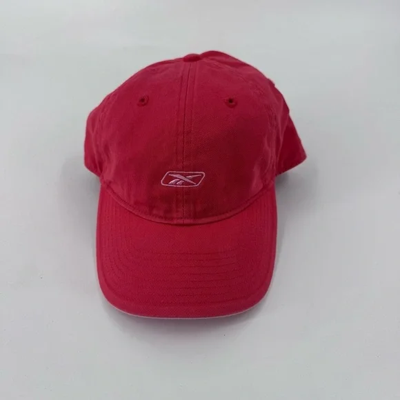 Reebok Red and Pink Baseball Cap‎ with Embroidered Logo