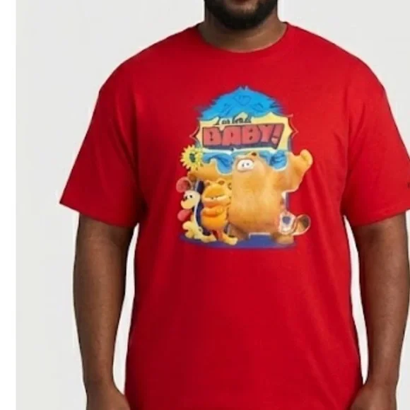 The Garfield Movie Unisex  Graphic‎ T-Shirt with Cartoon Print 2XL
