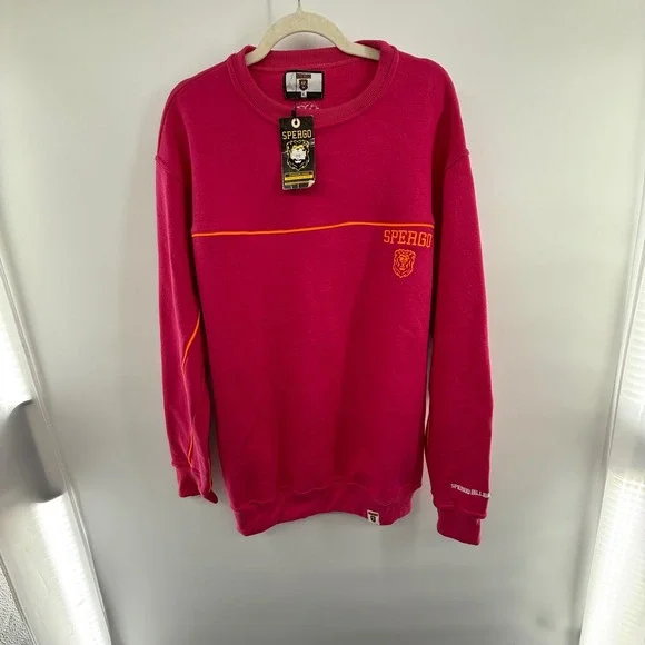 SPERGO Billionaire Pink Orange Crewneck Sweatshirt XL NWT Unisex Streetwear Logo