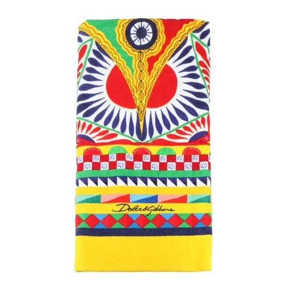 Dolce & Gabbana Terry Cotton Beach Towel