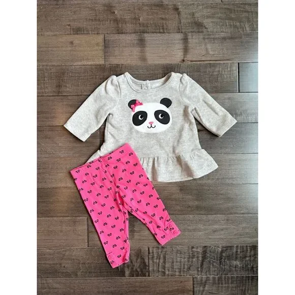 Carters Girls Bear Outfit Set Size‎ 3 Months