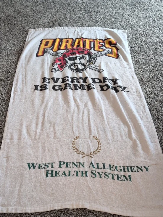 Pirates White Promotional Beach Towel
