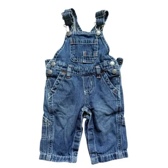 Baby Boys Pre Vintage Carters Stonewashed Overalls Coverall -  3 Mo