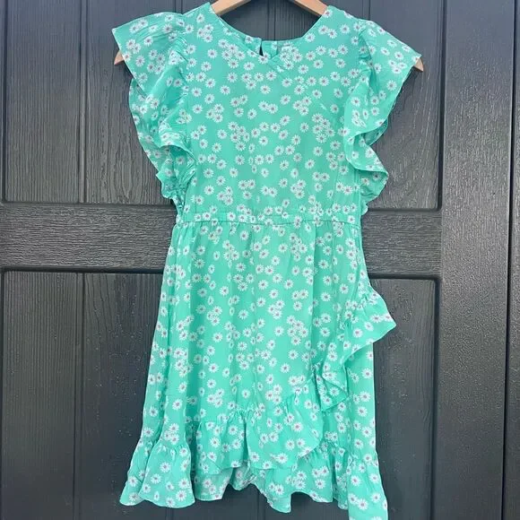 Carter's girls Daisy Faux Wrap FLORAL Dress size 8 Y
