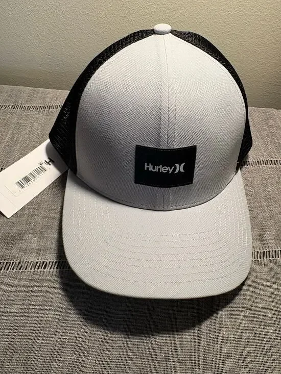 Hurley gray and black Trucker Hat