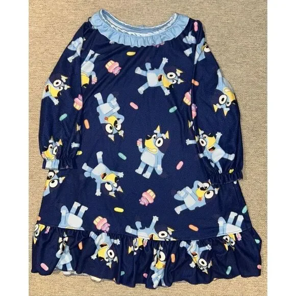 Bluey flannel nightgown size 2T