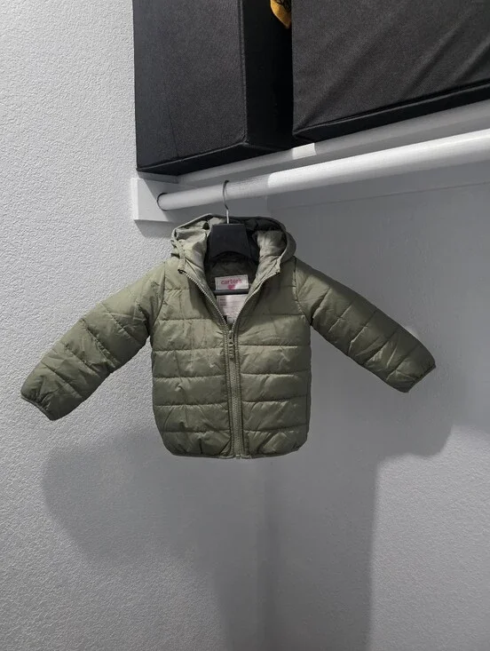 Carter's 2T Green Puffy Winter Coat