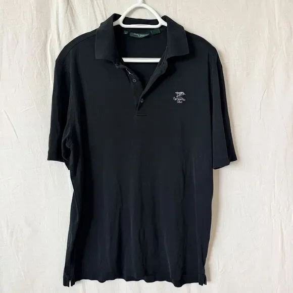 Cypress Point Club Bobby Jones Golf Polo Mens M Preppy Pima Cotton Made in Peru