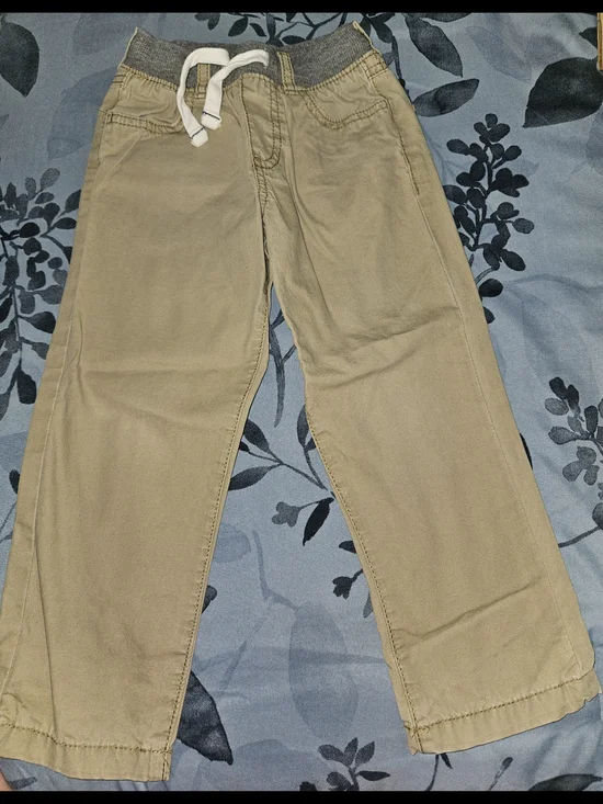 Carter's Gray & Khaki Toddler Pants 4T