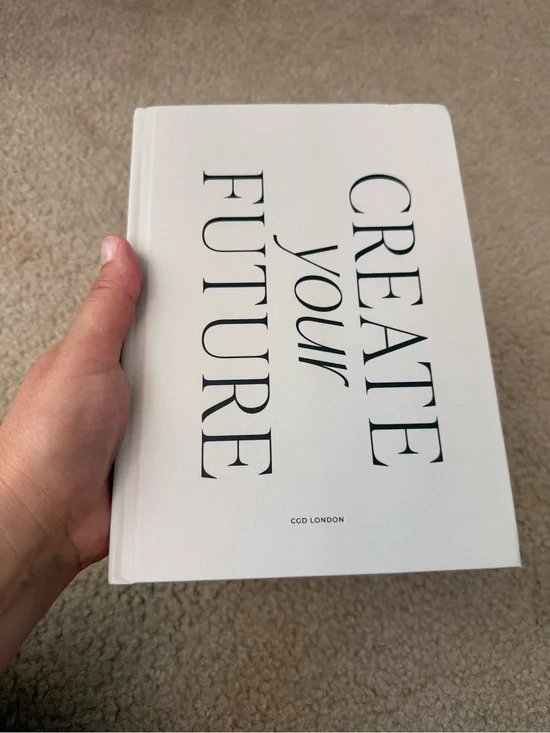CREATE your FUTURE Hardcover Planner - White