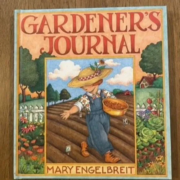 Mary Engelbreit Gardeners Journal 9x8” Vintage Excellent Condition