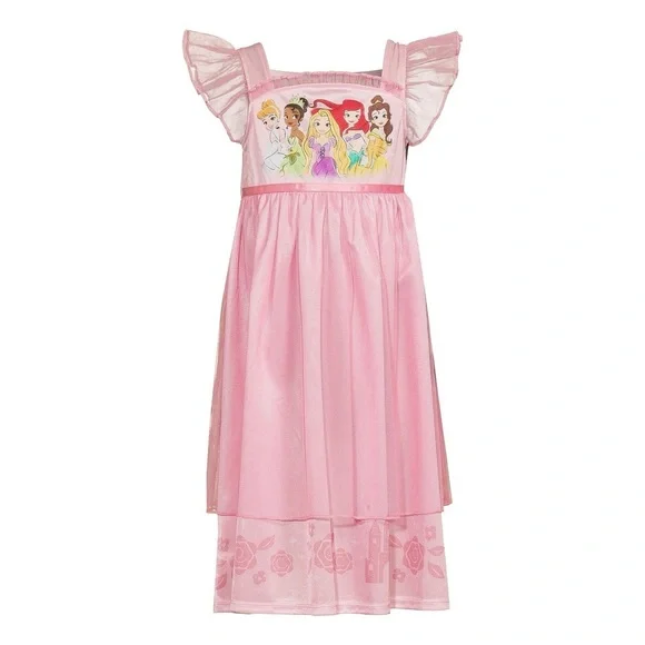 NWT Disney Princess Toddler Girl Nightgown 3T