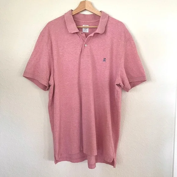 Brooks Brothers Slim Fit Performance Polo XXL Pink‎ Supima Cotton Xlance Stretch