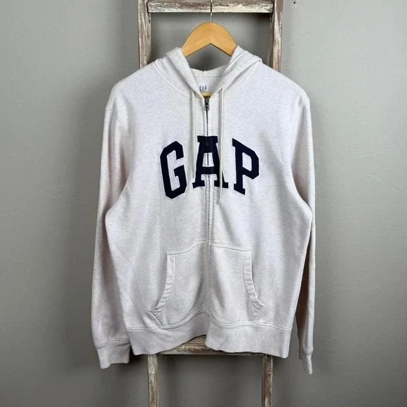 Essential‎ Gap Spellout Zip Hoodie size Medium