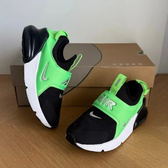 Nike Air Max 270 Extreme Black/Green Strike Kids Sneakers- SZ 1 Y