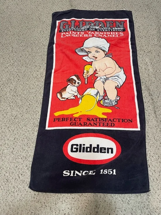 Vintage Glidden Beach Towel