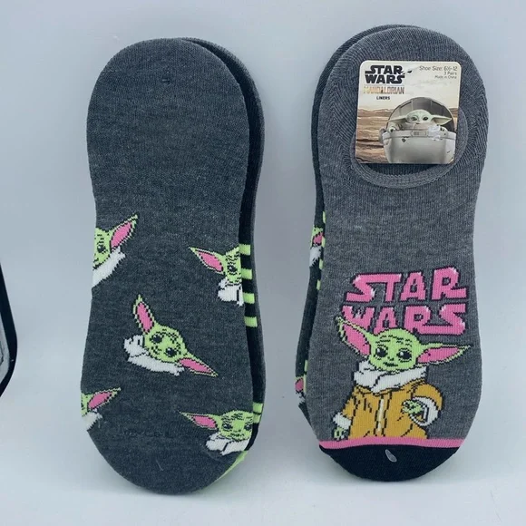 Women’s Disney Star Wars The Mandalorian no show liner 6  socks
