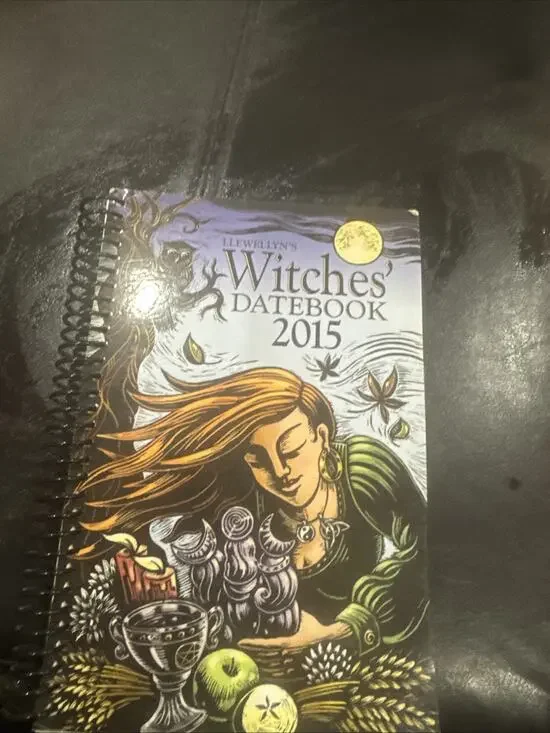 LLEWELLYNS WITCHES DATEBOOK PLANNER 2015 NEW OFFICIAL RARE VINTAGE COLLECTIBLE