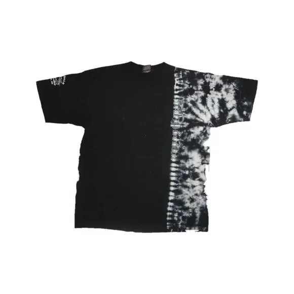 Vintage Y2K Harley Davidson Spell Out Tie Dye T-Shirt - L