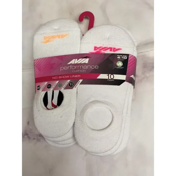 Avia Performance No Show Liner 10 Pairs