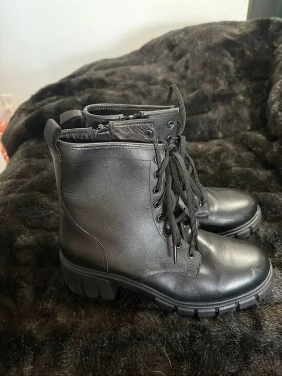 Thursday Boot Company Women’s Black Coda Combat Lace Up Boots Size 11