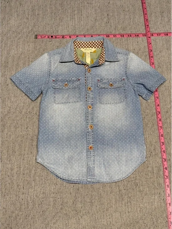Matilda Jane Girls' Denim Button-Up Shirt Size 4T