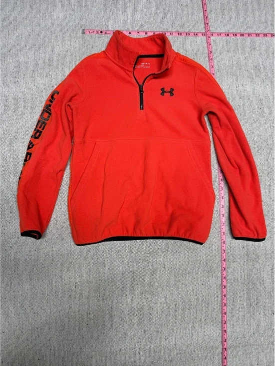 Under Armour Men's ColdGear Loose Fit Red Half-Zip Fleece