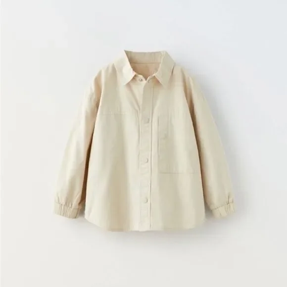 Zara CARGO OVERSHIRT  Boy size 9-12 Months