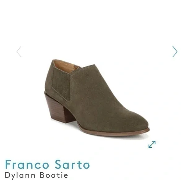 Franco Sarto Dylan Bootie olive Green suede