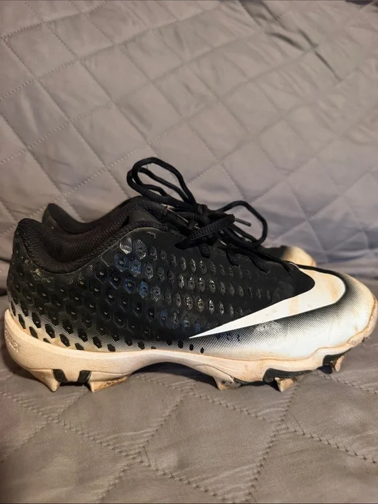 Nike Black and White Youth Turf Football Cleats