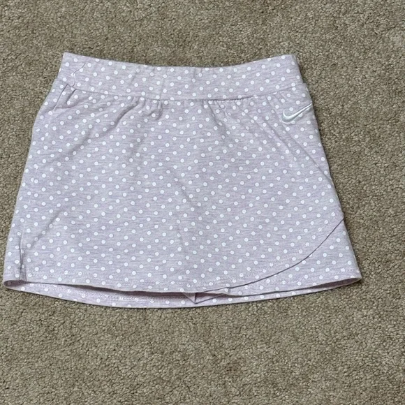 Nike Toddler Girls Polka Dot Skort Purple White Size 24M