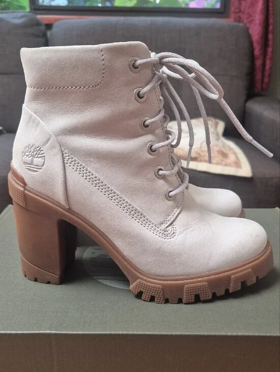 Timberland Light Gray Lace-Up Ankle Boot LANA POINT