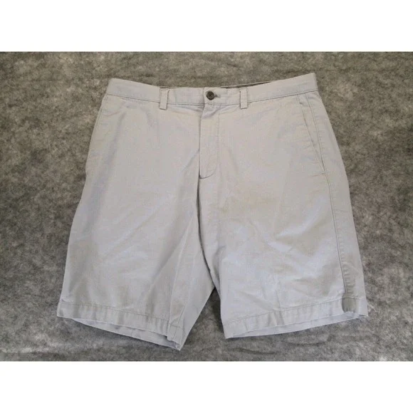 Banana Republic Chino Shorts blue Men's Size 35 pre-owned flat front‎ pocket
