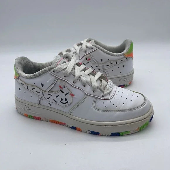 Nike Air Force 1 LV8 Low GS Youth Size 5.5Y Shoes DV1366-111 'Kids Drawing'